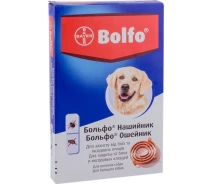 Купить - противопаразитарное средство для собаки  Ошейник Elanco (Bayer) Bolfo (Больфо) от блох и клещей для больших собак 66 см (4007221035213/4007221021353)