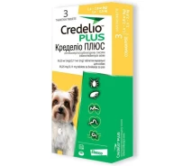 Купить - противопаразитарное средство для собаки  Ветпрепарат Elanco CREDELIO PLUS DOG TAB пероральный эндектоцид для собак весом 1,4 – 2,8 кг, (5420036941156)