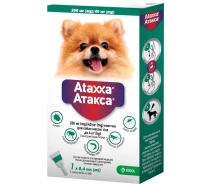 Купить - противопаразитарное средство для собаки  Ветпрепарат KRKA Капли Атакса для собак до 4 кг(0,4 мл) №1(5909991257149)