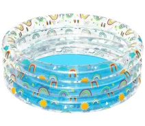 Купить - детский бассейн  Детский надувной бассейн Bestway 51048 (170x53 см) Радуга