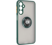 Купить - чехол для смартфона  Чехол ArmorStandart Frosted Matte Ring Dark Green (ARM72767) для Samsung M34