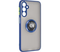 Купить - чехол для смартфона  Чехол ArmorStandart Frosted Matte Ring Navy Blue (ARM72768) для Samsung M34