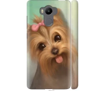 Купить - чехол для смартфона  Чехол 3d пластиковый матовый на телефон Xiaomi Redmi 4 Prime Нарисованный йоркширский терьер "928m-437-1529"