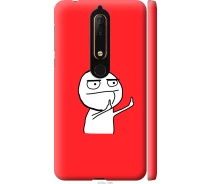 Купить - чехол для смартфона  Чехол 3d пластиковый матовый на телефон Nokia 6.1 Мем "4578m-1628-1529"