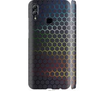 Купить - чехол для смартфона  Чехол 3d пластиковый матовый на телефон Huawei Honor 10 Lite Переливающиеся соты "498m-1618-1529"