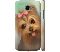 Купить - чехол для смартфона  Чехол 3d пластиковый матовый на телефон LG K5 X220 Нарисованный йоркширский терьер "928m-457-1529"