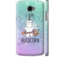 Купить - чехол для смартфона  Чехол 3d пластиковый матовый на телефон LG K5 X220 I'm hulacorn "3976m-457-1529"