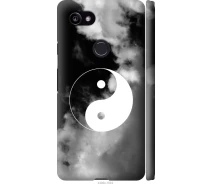 Купить - чехол для смартфона  Чехол 3d пластиковый матовый на телефон Google PixeL 2 XL Инь и Янь "4389m-1643-1529"