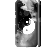 Купить - чехол для смартфона  Чехол 3d пластиковый матовый на телефон Google Pixel 3a XL Инь и Янь "4389m-1713-1529"