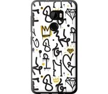 Купить - чехол для смартфона  Чехол силиконовый на телефон HTC One X10 Graffiti art "4355u-995-1529"