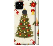 Купить - чехол для смартфона  Чехол 3d пластиковый матовый на телефон Google Pixel 5A Новогодняя елка "4198m-2286-1529"