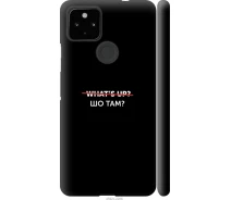Купить - чехол для смартфона  Чехол 3d пластиковый матовый на телефон Google Pixel 5A Шо там? "4592m-2286-1529"