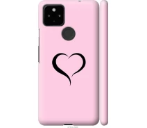 Купить - чехол для смартфона  Чехол 3d пластиковый матовый на телефон Google Pixel 5A Сердце 1 "4730m-2286-1529"
