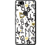 Купить - чехол для смартфона  Чехол 2d пластиковый на телефон Google Pixel 2 Graffiti art "4355t-1075-1529"