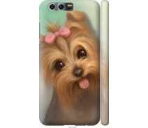 Купить - чехол для смартфона  Чехол 3d пластиковый матовый на телефон Huawei Honor 9 Нарисованный йоркширский терьер "928m-998-1529"