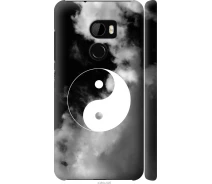 Купить - чехол для смартфона  Чехол 3d пластиковый матовый на телефон HTC One X10 Инь и Янь "4389m-995-1529"