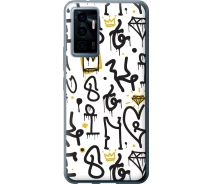 Купить - чехол для смартфона  Чехол силиконовый на телефон Vivo V23e Graffiti art "4355u-2641-1529"
