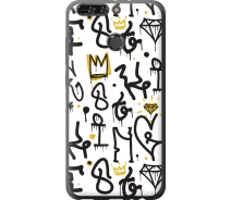 Купить - чехол для смартфона  Чехол силиконовый на телефон Huawei Honor V9 / Honor 8 Pro Graffiti art "4355u-1246-1529"