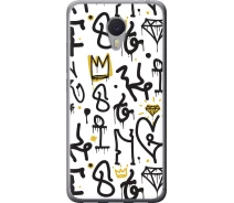 Купить - чехол для смартфона  Чехол 2d пластиковый на телефон Meizu M3 Note Graffiti art "4355t-256-1529"