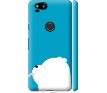 Купить - чехол для смартфона  Чехол 3d пластиковый матовый на телефон Google Pixel 2 Мишка 1 "4358m-1075-1529"