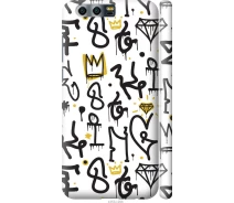 Купить - чехол для смартфона  Чехол 3d пластиковый матовый на телефон Huawei Honor 9 Graffiti art "4355m-998-1529"