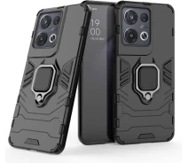 Купить - чехол для смартфона  Чехол Fiji Ring для Oppo Reno8 Pro 5G / Reno8 Pro Plus 5G бронированный бампер с кольцом черный