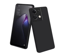 Купить - чехол для смартфона  Чехол Fiji Style для Oppo Reno8 Pro 5G / Reno8 Pro Plus силикон бампер с защитой блока камер черный