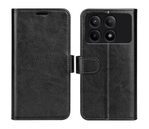 Купить - чехол для смартфона  Чехол-книжка Deexe Wallet Style для Xiaomi Poco X6 Pro - Black