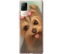 Купить - чехол для смартфона  Чехол силиконовый на телефон Xiaomi Civi Нарисованный йоркширский терьер "928u-2491-1529"