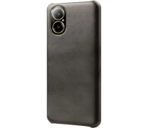 Купить - чехол для смартфона  Защитный чехол Deexe Leather Back Cover для Realme C67 - Black