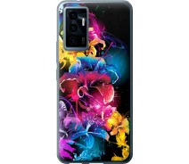Купить - чехол для смартфона  Чехол силиконовый на телефон Vivo V23e Абстрактные цветы "511u-2641-1529"