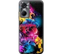 Купить - чехол для смартфона  Чехол силиконовый на телефон Tecno POP 6 Pro BE8 Абстрактные цветы "511u-2929-1529"