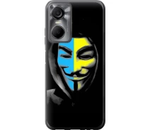 Купить - чехол для смартфона  Чехол силиконовый патриотический на телефон Tecno POP 6 Pro BE8 Украинский анонимус "1062u-2929-1529"