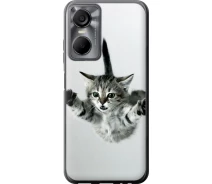 Купить - чехол для смартфона  Чехол силиконовый на телефон Tecno POP 6 Pro BE8 Летящий котёнок "2322u-2929-1529"
