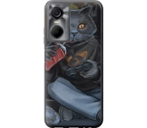 Купить - чехол для смартфона  Чехол силиконовый на телефон Tecno POP 6 Pro BE8 gamer cat "4140u-2929-1529"