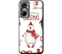 Купить - чехол для смартфона  Чехол силиконовый на телефон Tecno POP 6 Pro BE8 Merry Christmas "4106u-2929-1529"