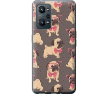 Купить - чехол для смартфона  Чехол силиконовый на телефон Realme GT Neo 2 мопсики 2 "4362u-2489-1529"