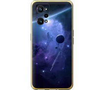 Купить - чехол для смартфона  Чехол силиконовый на телефон Realme GT Neo 3T Планеты в синем космосе "171u-2960-1529"
