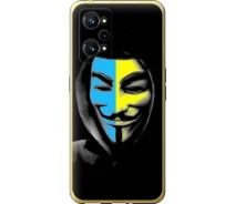 Купить - чехол для смартфона  Чехол силиконовый патриотический на телефон Realme GT Neo 3T Украинский анонимус "1062u-2960-1529"