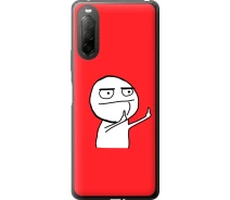 Купить - чехол для смартфона  Чехол силиконовый на телефон Sony Xperia 10 II Мем "4578u-2528-1529"