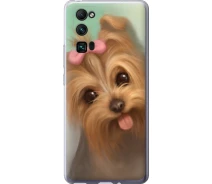 Купить - чехол для смартфона  Чехол силиконовый на телефон Huawei Honor 30 Pro Нарисованный йоркширский терьер "928u-1920-1529"