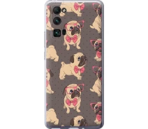 Купить - чехол для смартфона  Чехол силиконовый на телефон Huawei Honor 30 Pro мопсики 2 "4362u-1920-1529"