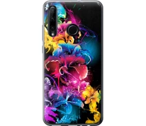 Купить - чехол для смартфона  Чехол силиконовый на телефон Huawei Honor 10i Абстрактные цветы "511u-1673-1529"