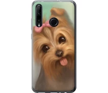 Купить - чехол для смартфона  Чехол силиконовый на телефон Huawei Honor 10i Нарисованный йоркширский терьер "928u-1673-1529"