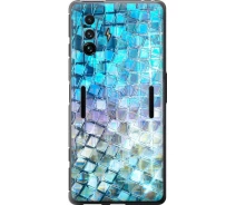 Купить - чехол для смартфона  Чехол силиконовый на телефон Xiaomi Poco F4 GT Переливающаяся чешуя "227u-2958-1529"