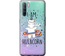 Купить - чехол для смартфона  Чехол силиконовый на телефон Oppo Reno 3 I'm hulacorn "3976u-1901-1529"