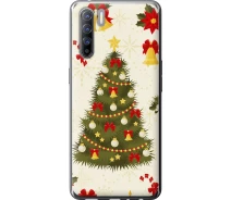 Купить - чехол для смартфона  Чехол силиконовый на телефон Oppo Reno 3 Новогодняя елка "4198u-1901-1529"