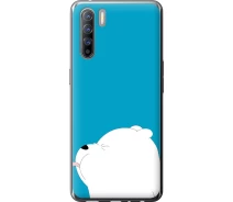 Купить - чехол для смартфона  Чехол силиконовый на телефон Oppo Reno 3 Мишка 1 "4358u-1901-1529"