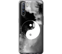 Купить - чехол для смартфона  Чехол силиконовый на телефон Oppo Reno 3 Инь и Янь "4389u-1901-1529"