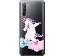 Купить - чехол для смартфона  Чехол силиконовый на телефон Oppo Reno 3 Единорог "4702u-1901-1529"
